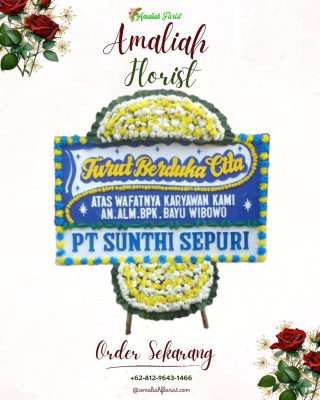 Papan Bunga Duka di Wonokromo