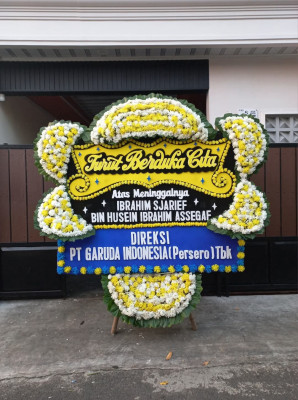 Papan Bunga Duka di Wonokromo